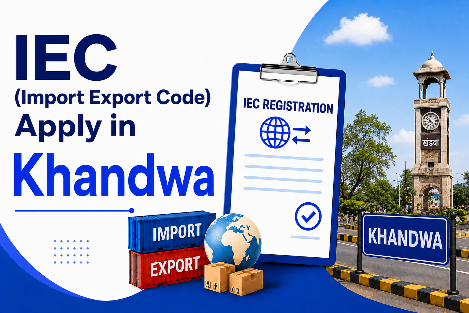 IEC (Import Export Code) Apply in Khandwa