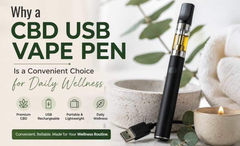Why a CBD USB Vape Pen Is a Convenient Choice for Daily Wellness | Wink Wellness