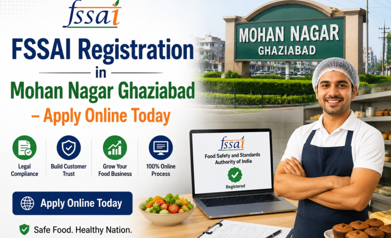 FSSAI Registration in Mohan Nagar Ghaziabad – Apply Online Today