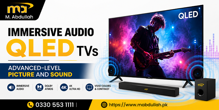 Immersive Audio QLED TVs: Advanced-Level Picture and Sound