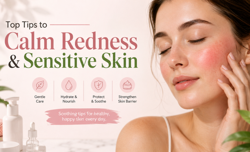 Top Tips to Calm Redness & Sensitive Skin