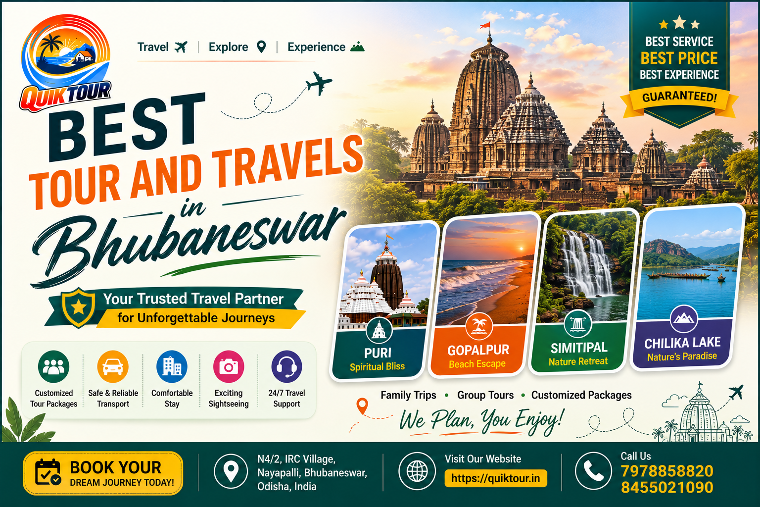 Best tour and travels in Bhubaneswar