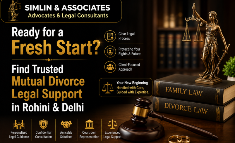 Ready for a Fresh Start? Find Trusted Mutual Divorce Legal Support in Rohini & Delhi