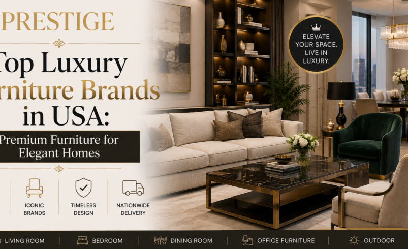 Top Luxury Furniture Brands in USA: Premium Furniture for Elegant Homes