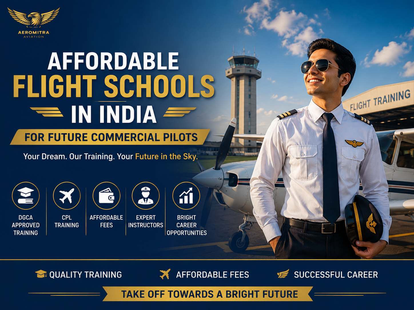 Affordable Flight Schools in India for Future Commercial Pilots