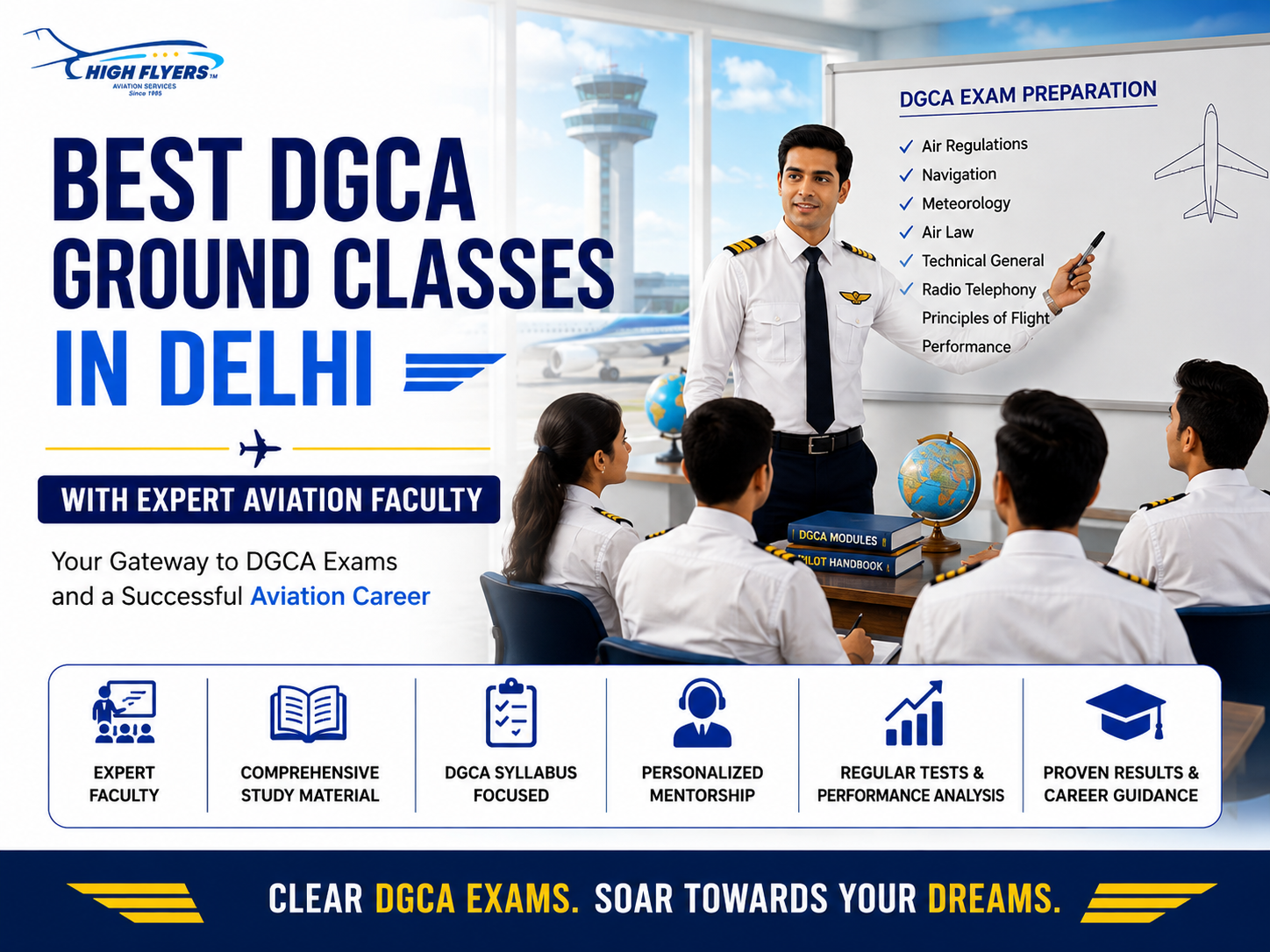Best DGCA Ground Classes in Delhi with Expert Aviation Faculty