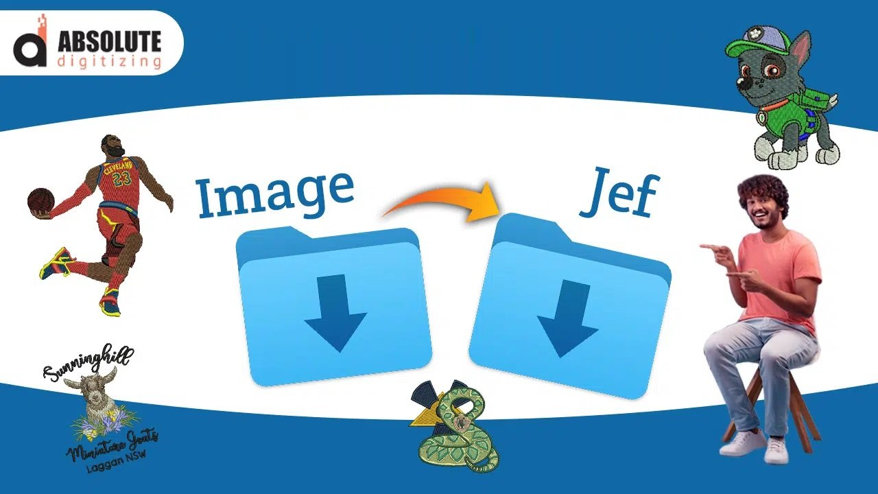 Turn Logos into JEF Embroidery Format Fast