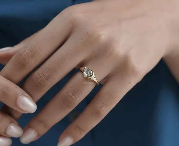 Creative Heart-Shaped Lab Grown Diamond Ring Styles for Modern Couples