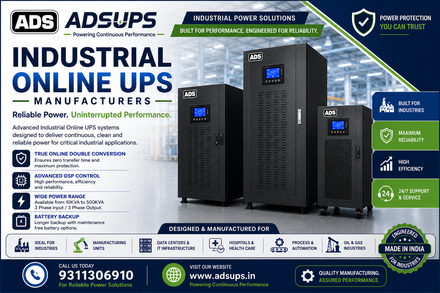 Industrial Online UPS Manufacturers