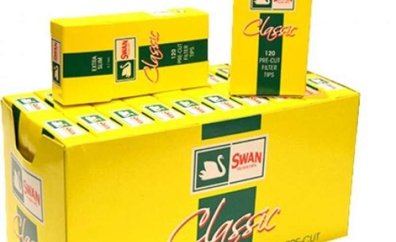 Swan Extra Slim Filter Tips 120 Pack for a Neat and Compact Roll
