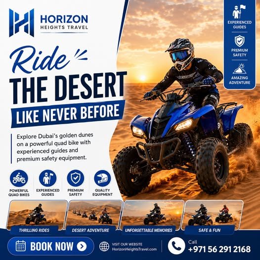 Experience an Unforgettable Dubai Desert Safari with Horizon Heights Travel