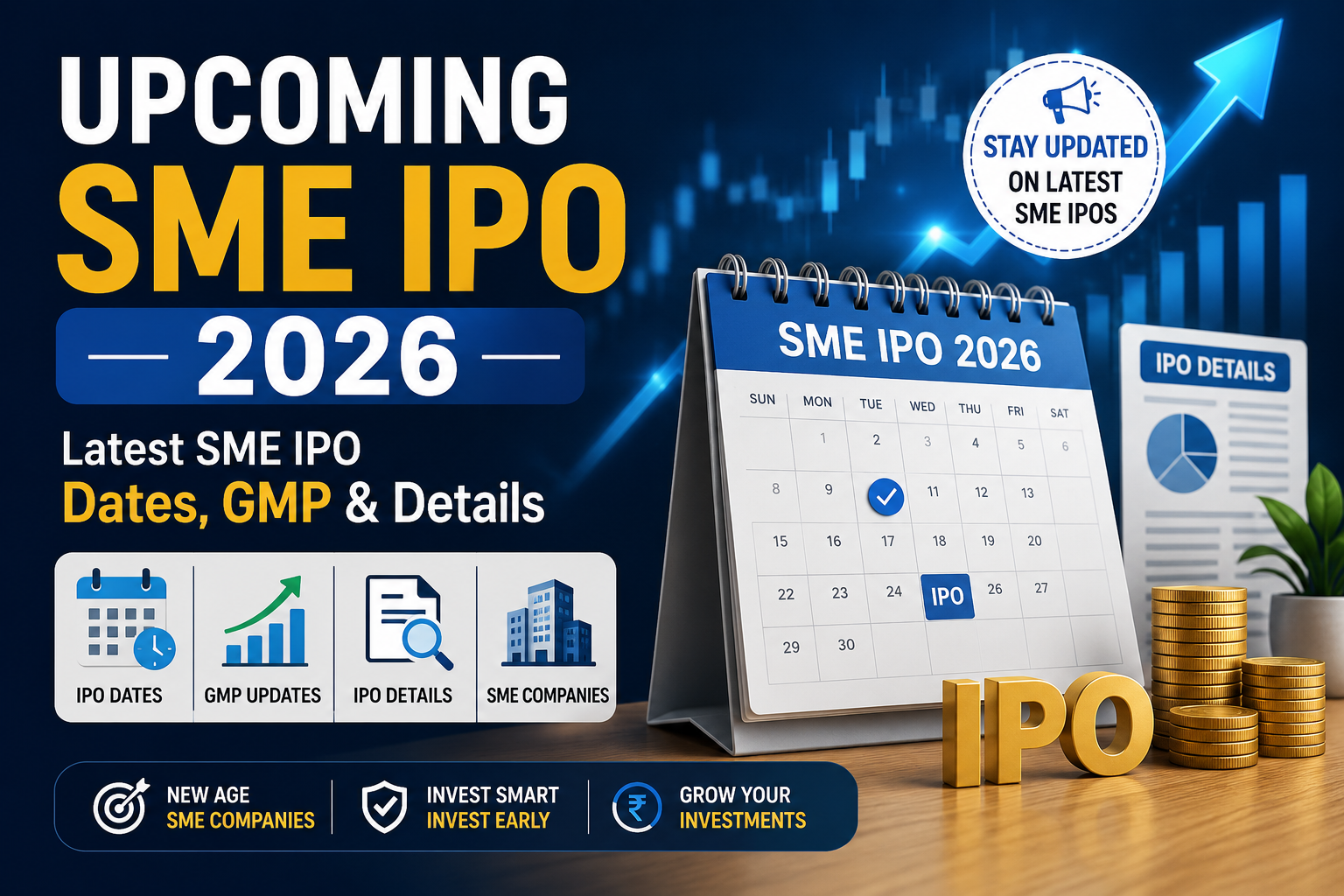 Upcoming SME IPO 2026: Latest SME IPO Dates, GMP & Details