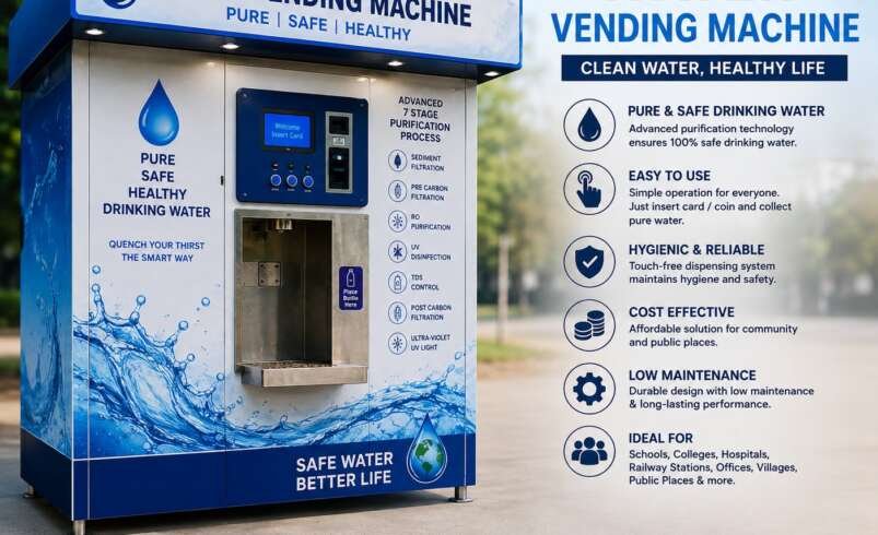 Water Vending Machine India: A Smart Investment for Clean Water, Better Health, and Stronger Communities
