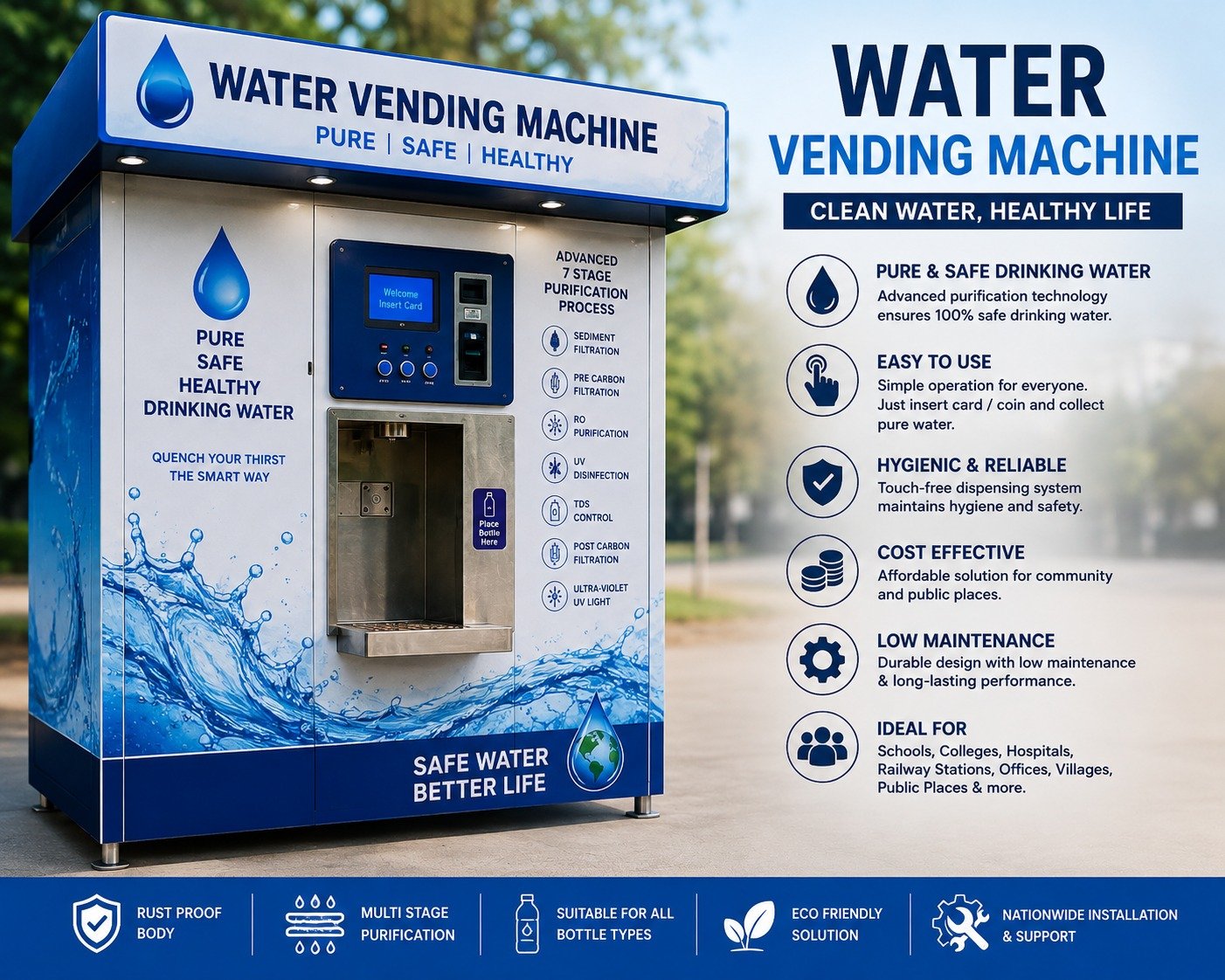 Water Vending Machine India: A Smart Investment for Clean Water, Better Health, and Stronger Communities