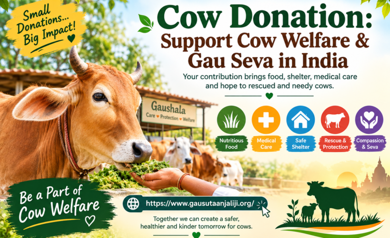Cow Donation: Support Cow Welfare & Gau Seva in India