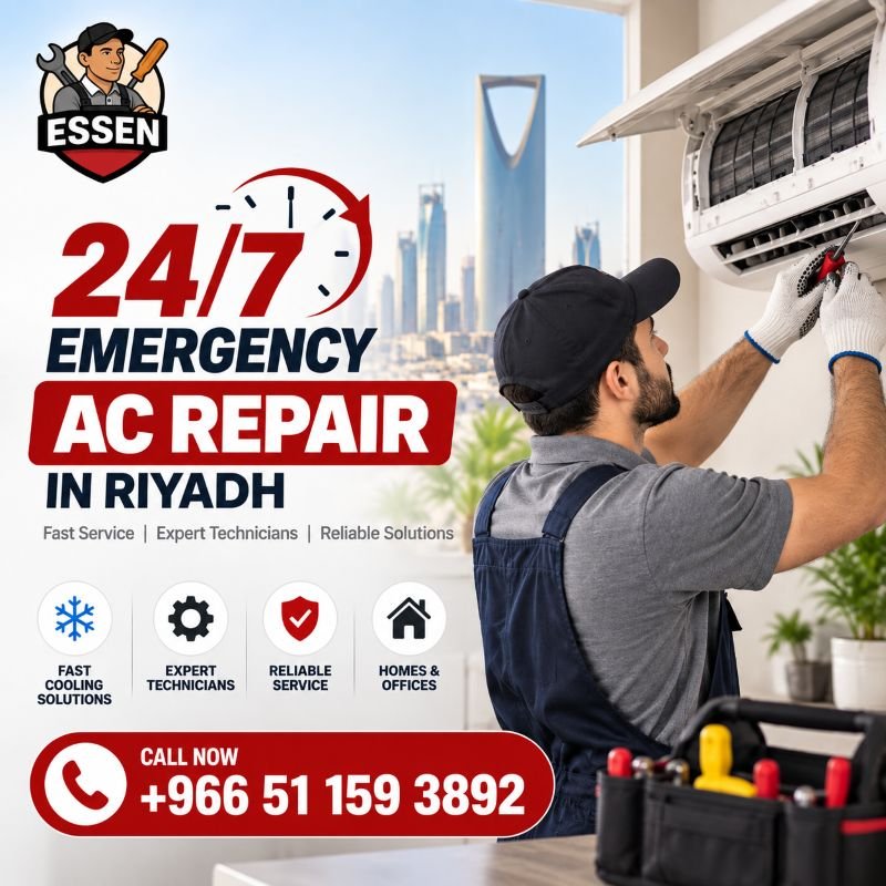 AC Repair in Riyadh: Common Problems, Causes, and When to Call a Technician