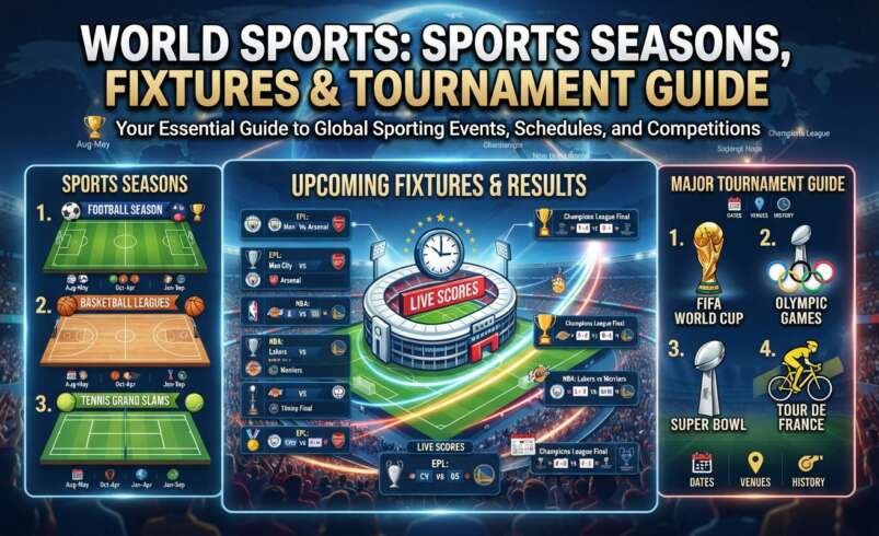 Sports Seasons, Fixtures & Tournament Guide: Understanding the World of Sports