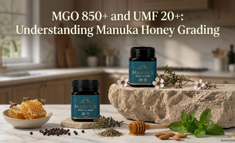 MGO 850+ and UMF 20+: Understanding Manuka Honey Grading