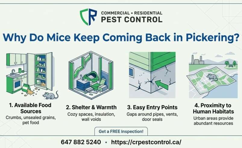 Why Do Mice Keep Coming Back in Pickering?