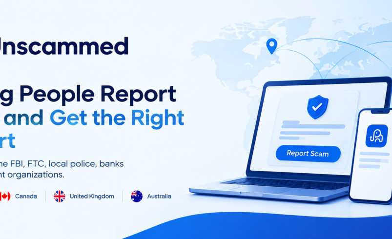 Unscammed Gives Scam Victims a Clear Path Forward for Reporting Fraud