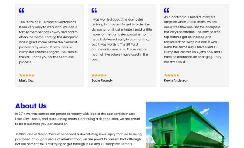 The Complete Guide to Construction Dumpster Rental in Woods Cross, UT