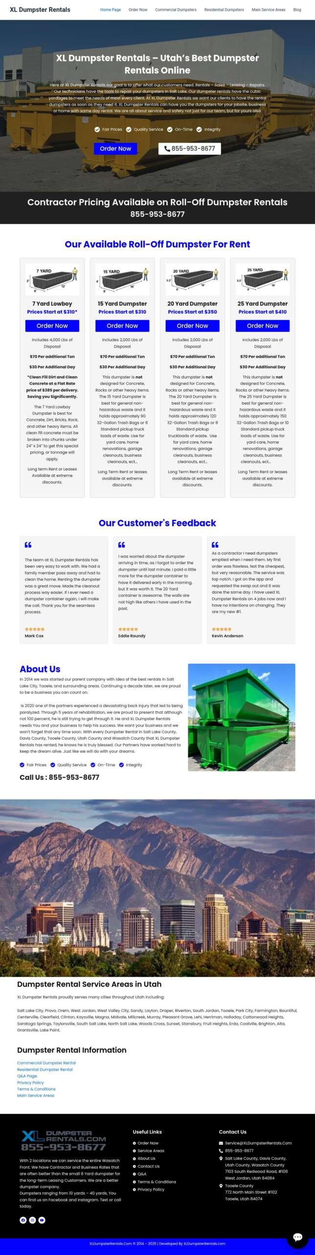 The Complete Guide to Construction Dumpster Rental in Woods Cross, UT