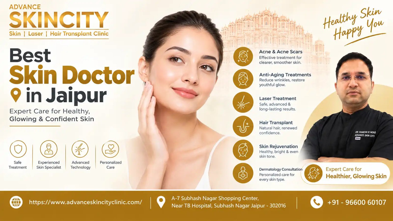 Best Skin Doctor in Jaipur – Expert Skin Care at Advance Skin City Clinic