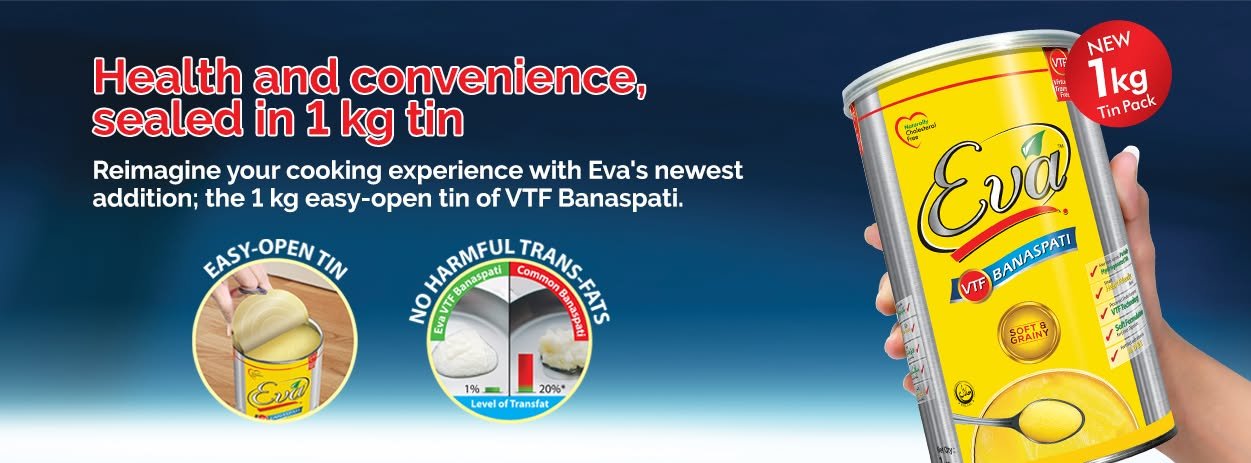EVA Cooking Oil in Pakistan | Canola Oil, Sunflower Oil and Banaspati Ghee