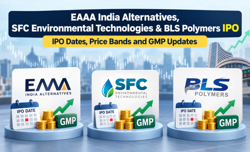 EAAA India Alternatives, SFC Environmental Technologies and BLS Polymers IPO: Dates, Price Bands and GMP Updates
