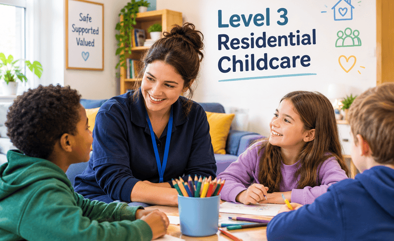 Level 3 Residential Childcare – Develop Your Career in Childcare