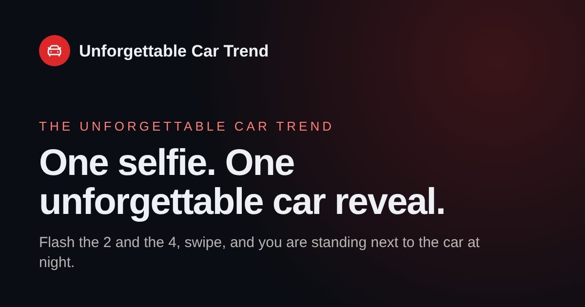 Making a 24 Car Trend Video From a Single Photo: What to Expect