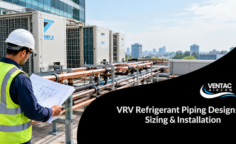 VRV Refrigerant Piping Design: Sizing & Installation